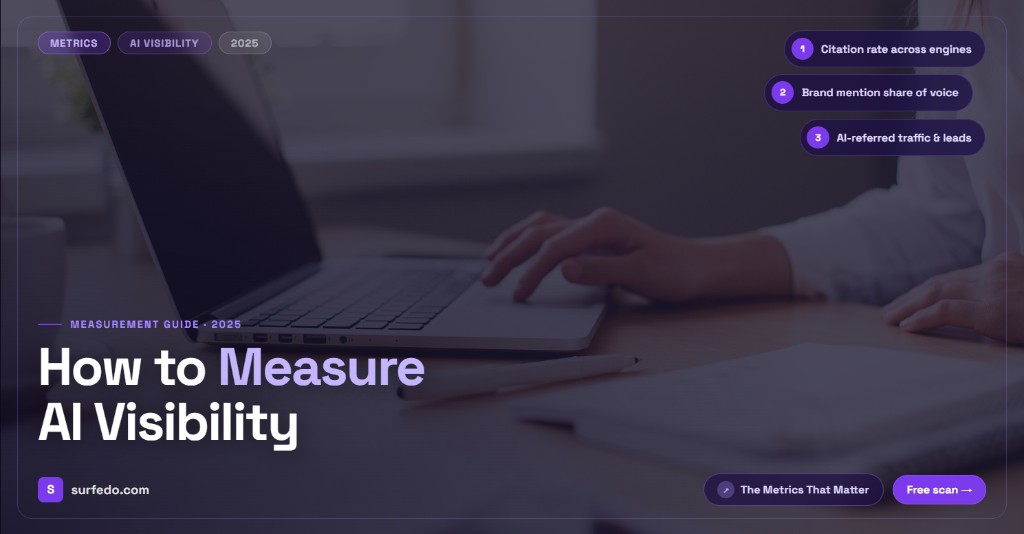 How to measure AI visibility